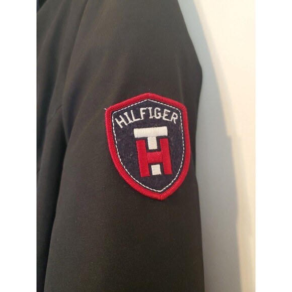 Tommy Hilfiger Smal Winter Coat Hooded Pockets Insulated Zip & Button Close - Picture 3 of 12